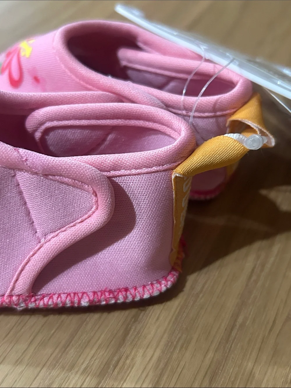 Skidders Pink Hibiscus Water Grip Shoes for Babies (6-12 Months)